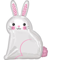 Easter bunny Hopsi foil balloon 40 x 55cm