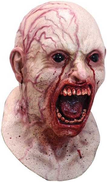 Horror zombie full head mask deluxe