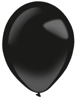 50 Fashion Black latex balloons 27.5cm