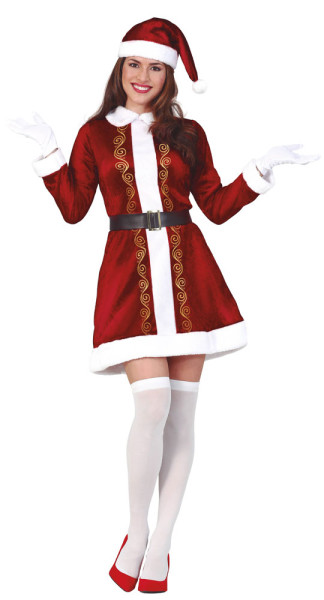 Santa Girl kvinnors kostym