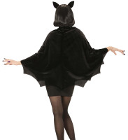 Vorschau: 2-teiliges Blacky Bat Damen-Kostüm-Set