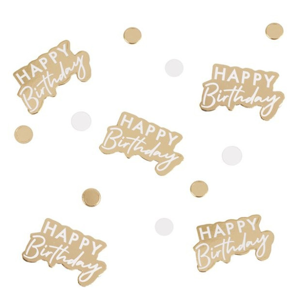 Confettis de table anniversaire Happy Birthday 13g