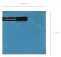 Preview: 20 napkins Scarlett blue 33cm