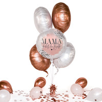 Vorschau: Heliumballon in der Box Mama Du bist die Beste