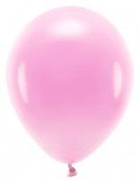 10 Eco Pastel Ballonnen roze 26 cm