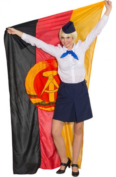 DDR Jung Pionierin Kostüm Für Damen 4