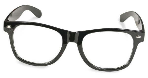 Black universal nerd glasses