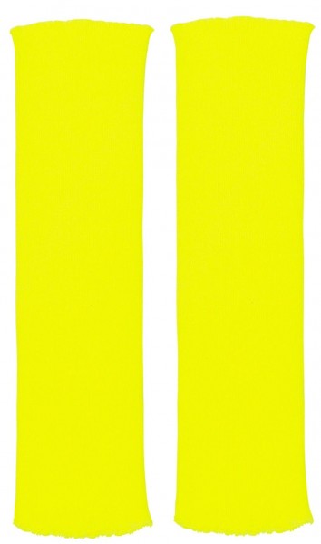 80er-Jahre Beinstulpen Neon-Gelb