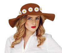 Vista previa: Sombrero holgado marrón Carolin