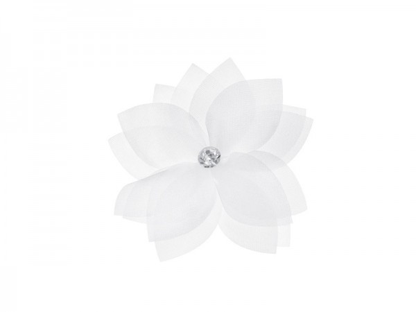 8 Fleurs de lys blanc auto-adhésives 3