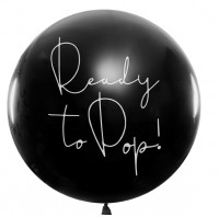 Oversigt: Klar til at pop konfetti ballon pige 1 m