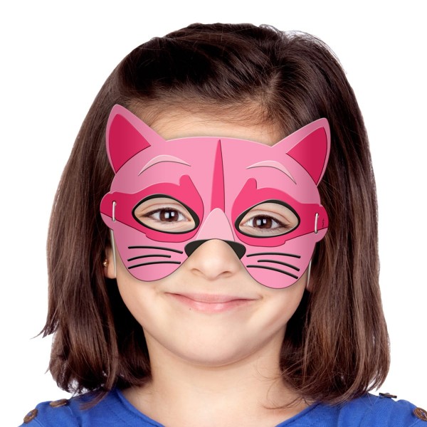 Máscara infantil felina Cayti
