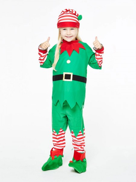 Costume da elfo di Natale per bambini 4