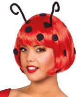Peluca de Ladybug Emily con antenas
