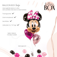 Vorschau: XL Heliumballon in der Box 3-teiliges Set Minnie Mouse
