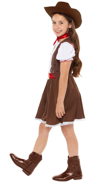 Wild West cowgirl girl costume