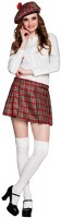 Oversigt: Kort girlie tartan nederdel