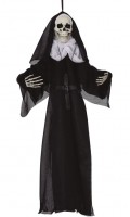 Skeleton nun to hang 50cm