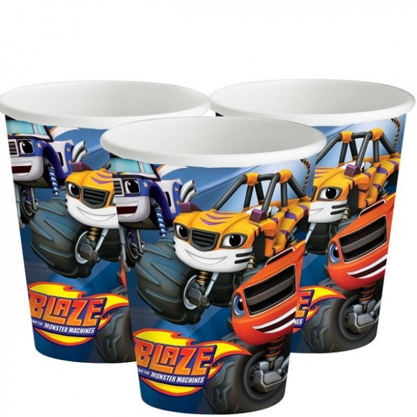 8 Blaze and the Monster Machines paper cup 266ml