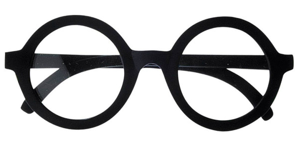 Schwarze Nerdbrille