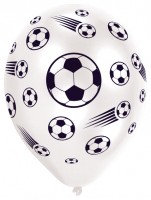 Vorschau: 8 Fußball Top Kicker Luftballons 25cm