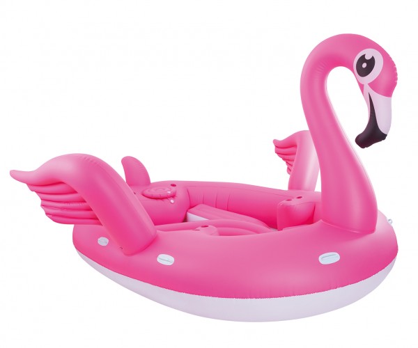 XXL Flamingo Badeinsel 3,7 x 3,35 x 2m 2