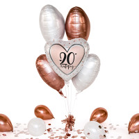 Vorschau: Heliumballon in der Box Glossy Heart 20