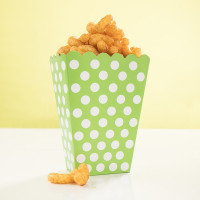 Förhandsgranskning: Snackbox Lucy Äppelgrön Prickig 8 st