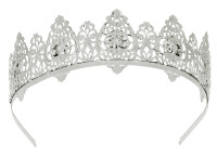 Vista previa: Tiara Princesa Real plata-rojo