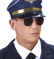 Widok: Okulary pilota w kolorze czarnym