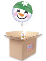Vorschau: Smiling Snowman Folienballon 43cm