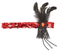 Preview: Charleston sequin headband red