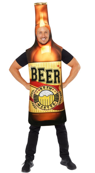 Bierflesmeester-brouwerkostuum voor volwassenen
