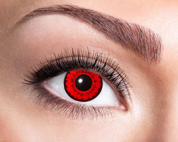 Roter Teufel Jahres Kontaktlinse