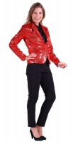 Preview: Glamor sequin party blazer red