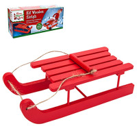 Preview: Red elf sleigh 17.5 x 7 x 4.5cm
