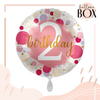 Vorschau: Heliumballon in der Box Sweet Birthday Two