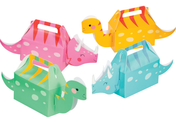 4 cajas regalo Dino Girls