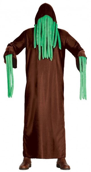 Tentacle Monster Costume da uomo in marrone-verde