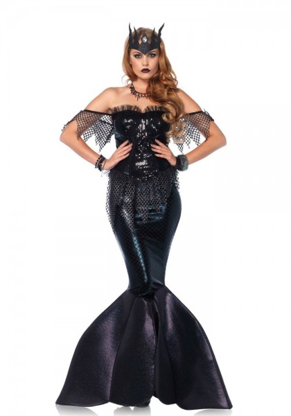 Mermaid Queen Miriam kostym för kvinnor