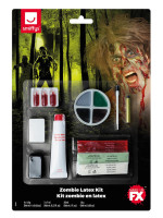 Maquillage de zombie en latex
