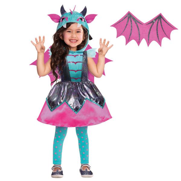 Dragina Drachen Kostüm für Mädchen