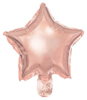 Folienballon Sternenhimmel Roségold 25cm
