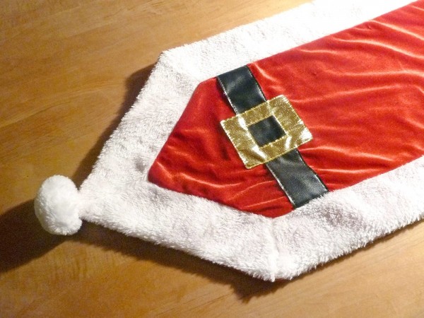 Santa's robe table runner 1.65mx 32cm 2