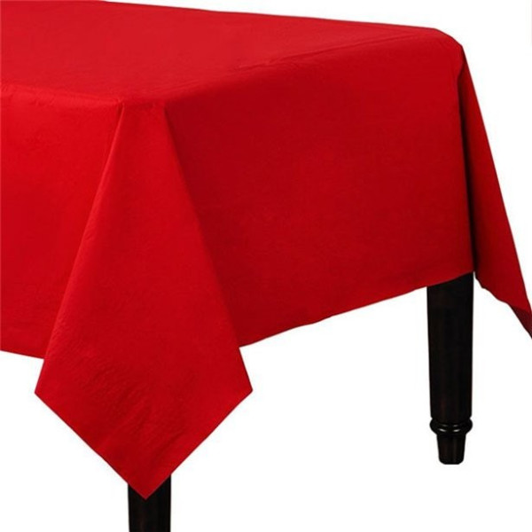 Papieren tafelkleed Marisol rood 90 x 90 cm