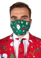 Voorvertoning: Mister Christmas mond- en neusmasker