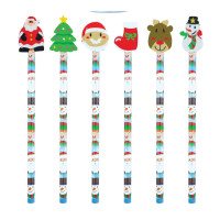 Preview: 1 Pencil with Christmas Eraser