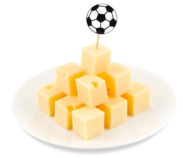 20 round football party skewers