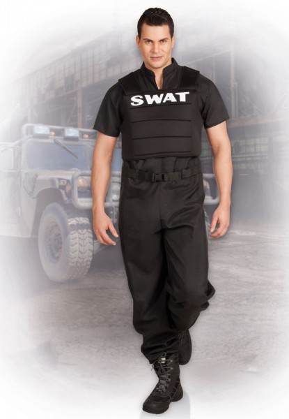 Disfraz de oficial SWAT para hombre 3