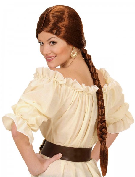 Medieval ladies plait wig 2